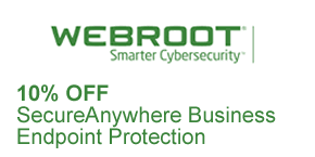 Webroot SecureAnywhere Promo - 10% OFF